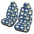 thumbnail image 1 of Pofeuu Star Penguin Print Automotive Car Seat Covers Flat Cloth Full Set Seat Covers,Car Seat Covers front seats for Cars Trucks and SUVs(Two packs), 1 of 7