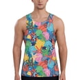 thumbnail image 1 of Pofeuu Starfish And Algae Print Men's Workout Tank Tops Sleeveless Muscle Gym Shirt Quick Dry-3X-Large, 1 of 7