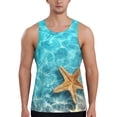 thumbnail image 1 of Pofeuu Starfish And Seashell On The Beach 1 Print Men's Workout Tank Tops Sleeveless Muscle Gym Shirt Quick Dry-Medium, 1 of 7