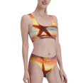 thumbnail image 1 of Pofeuu Starfish Sunset Sea Beach Print Womens Bathing Suits Modest High Waisted Bikini Sets Cute Halter 2 Piece Swim Suit, 1 of 7