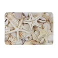 thumbnail image 1 of Pofeuu Starfishes On Seashells Print Flannel Doormats Rug16"x24"Rug Washable Doormats Indoor Outdoor Rugs for Layered Front Door Mats, Porch, Kitchen, Entryway, 1 of 7