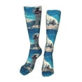 thumbnail image 1 of Pofeuu Starry Sky Cloud Bulldog Print Stockings, Adult Running Hiking Socks for Youth and Adult-One Size, 1 of 8