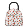 thumbnail image 1 of Pofeuu Strawberries Print Lunch Bag for Adult Insulated Lunch Box,Leakproof Cooler Food Lunch Containers Reusable High Capacity Lunch Tote Bags-One Size, 1 of 6