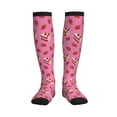 thumbnail image 1 of Pofeuu Strawberry Cake Print Compression Socks for Women & Men Circulation - Best Support for Nurses,Running,Athletic,Sports, 1 of 7