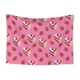 thumbnail image 1 of Pofeuu Strawberry Cake Print Puppy Blanket,Dog Blankets,Pet Blanket Cozy Cat Blankets for Indoor Cats, Fuzzy Pet Blanket for Kitten Doggy Dog Blankets-Large, 1 of 8