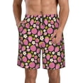 thumbnail image 1 of Pofeuu Strawberry Prin Men's Swim Trunks Quick Dry Bathing Suit Swimming Board Shorts Mesh Lining Beach Swimwear-X-Large, 1 of 6