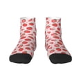 thumbnail image 1 of Pofeuu Strawberry Print 30cm Socks, Adult Running Hiking Socks for Youth and Adult, 1 of 7
