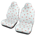 thumbnail image 1 of Pofeuu Strawberry Print Automotive Car Seat Covers Flat Cloth Full Set Seat Covers,Car Seat Covers front seats for Cars Trucks and SUVs(Two packs), 1 of 7
