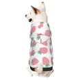 thumbnail image 1 of Pofeuu Strawberry Print Dog Clothes Dogs Sweater Soft Puppies Clothing Winter Puppy Sweaters Warm Outfit for Dogs-Large, 1 of 7