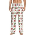 thumbnail image 1 of Pofeuu Strawberry Print Men's Pajama Pants, Soft Lounge Pajama Pants with big pockets for Men Plaid Pj Bottoms-Large, 1 of 6