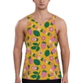 thumbnail image 1 of Pofeuu Strawberry Print Men's Workout Tank Tops Sleeveless Muscle Gym Shirt Quick Dry-Small, 1 of 7