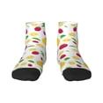 thumbnail image 1 of Pofeuu Strawberry and Lemon Print 30cm Socks, Adult Running Hiking Socks for Youth and Adult, 1 of 7