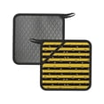 thumbnail image 1 of Pofeuu Striped With Bees Print Silicone Trivet Mats,Silicone Hot Pads for Kitchen, Silicone Trivets for Hot Pots and Pans, Silicone Hot Pad, 1 of 8