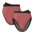 thumbnail image 1 of Pofeuu Stripes Red White Print Thickened Mini Silicone Oven Mitts Heat Resistant, Rubber Oven Mitt Gloves, Finger Pinch Grips, Pot Holder, Silicone Potholder, 1 of 7