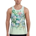 thumbnail image 1 of Pofeuu Succulent Print Men's Workout Tank Tops Sleeveless Muscle Gym Shirt Quick Dry-Large, 1 of 7