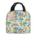 thumbnail image 1 of Pofeuu Summer Leopard Print Lunch Bag Lunch Box Large Capacity Insulated Lunch Bag for Adult, Leakproof Reusable Lunch Tote Bags for Work, 1 of 5