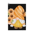 thumbnail image 1 of Pofeuu Sunflower Gnomes 2 Print Premium Golf Towel with Carabiner Clip Absorbent Microfiber Waffle Pattern Golf Towel for Golf Bag Trolly Belt Loop, 1 of 8