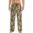 thumbnail image 1 of Pofeuu Sunflowers Bee Print Men's Pajama Pants, Soft Lounge Pajama Pants with big pockets for Men Plaid Pj Bottoms-XX-Large, 1 of 6
