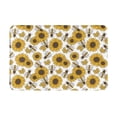 thumbnail image 1 of Pofeuu Sunflowers and Bees Print Flannel Doormats Rug16"x24"Rug Washable Doormats Indoor Outdoor Rugs for Layered Front Door Mats, Porch, Kitchen, Entryway, 1 of 7