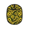 thumbnail image 1 of Pofeuu Sunflowers In Vintage Print Silicone Pot Mat Mitten With Hanging Loop Heat Resistant Oven Mitts Non-Slip Bbq Baking Smoking Potholders, 1 of 7