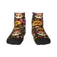 thumbnail image 1 of Pofeuu Sunflowers Mushrooms Print 30cm Socks, Adult Running Hiking Socks for Youth and Adult, 1 of 7