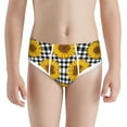 thumbnail image 1 of Pofeuu Sunflowers Print Boy's Briefs Toddler Boys' Underwear, Organic Cotton, Comfort Briefs-Medium, 1 of 7