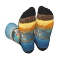 thumbnail image 1 of Pofeuu Sunglasses Beach Kittens Print Crew Socks, Adult Running Hiking Socks for Youth and Adult, 1 of 1