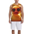thumbnail image 1 of Pofeuu Sunglasses Yellow Duck Print Basketball Jersey, Shirts for Men Youth Basketball Jersey Crew Neck-Small, 1 of 6