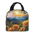 thumbnail image 1 of Pofeuu Sunset Sky Sunflower Print Lunch Bag Lunch Box Large Capacity Insulated Lunch Bag for Adult, Leakproof Reusable Lunch Tote Bags for Work, 1 of 5