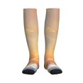 thumbnail image 1 of Pofeuu Sunshine Colorful Cloud Rabbit Print Compression Socks for Women & Men Circulation - Best Support for Nurses,Running,Athletic,Sports, 1 of 7