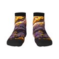 thumbnail image 1 of Pofeuu Sunshine Cute Cat Sunflower Print 30cm Socks, Adult Running Hiking Socks for Youth and Adult, 1 of 7