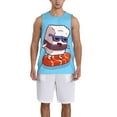 thumbnail image 1 of Pofeuu Sushi Salmon Surfing Print Basketball Jersey, Shirts for Men Youth Basketball Jersey Crew Neck-X-Large, 1 of 6