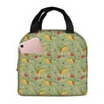 thumbnail image 1 of Pofeuu Taco Print Lunch Bag Lunch Box Large Capacity Insulated Lunch Bag for Adult, Leakproof Reusable Lunch Tote Bags for Work, 1 of 8
