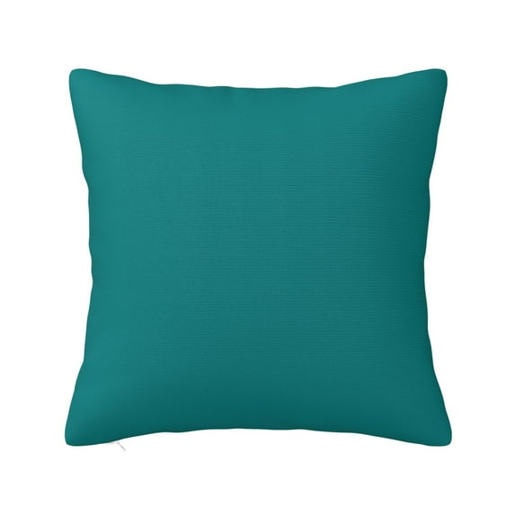 Pofeuu Teal Print Double-sided plush pillowcase Square Throw Pillow Covers Pillows Cover for Living Room Bedroom Sofa Couch Cushion Cover(No pillow core)-16"x16"