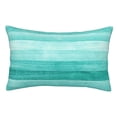 thumbnail image 1 of Pofeuu Teal Turquoise Print Polyester Microfiber Plush Pillowcases, Super Soft and Cozy Pillow Case Covers with Envelop Closure（Pillow core not included）-14"x20", 1 of 6