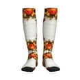 thumbnail image 1 of Pofeuu Thanksgiving With Autumn Print Compression Socks for Women & Men Circulation - Best Support for Nurses,Running,Athletic,Sports, 1 of 7