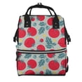 thumbnail image 1 of Pofeuu Tomato Print Diaper Bag Backpack, Multifunction Travel Pack Maternity Baby Changing Bags, Large Capacity, Waterproof, 1 of 6