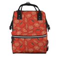 thumbnail image 1 of Pofeuu Tomatoes Print Diaper Bag Backpack, Multifunction Travel Pack Maternity Baby Changing Bags, Large Capacity, Waterproof, 1 of 6
