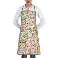 thumbnail image 1 of Pofeuu Travel Print Aprons with Pockets, Cute Aprons for Kitchen, Cooking, Server, Barber, Chef Apron, 1 of 7