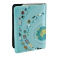 thumbnail image 1 of Pofeuu Travelling on Airplane Print Travel Document Organizer Passport Holder Men Women for Family (6.5 in x 4.5 in),Wallet Holder Credit Card Clutch Bag Case, 1 of 5