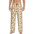thumbnail image 1 of Pofeuu Tropical Desert Print Men's Pajama Pants, Soft Lounge Pajama Pants with big pockets for Men Plaid Pj Bottoms-XX-Large, 1 of 6