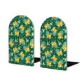 thumbnail image 1 of Pofeuu Tropical Fruit Print Large Bookend Hold Heavy Books- Wood Bookends for Heavy Books Heavy Duty Book Ends Wood Bookends for Office Desk Non-Skid, 1 of 7