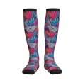 thumbnail image 1 of Pofeuu Tropical Leaves Print Compression Socks for Women & Men Circulation - Best Support for Nurses,Running,Athletic,Sports, 1 of 7