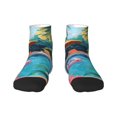 thumbnail image 1 of Pofeuu Tropical Poolside Relaxation Print 30cm Socks, Adult Running Hiking Socks for Youth and Adult, 1 of 7