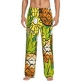 thumbnail image 1 of Pofeuu Tropical Summer Fruit Print Men's Pajama Pants, Soft Lounge Pajama Pants with big pockets for Men Plaid Pj Bottoms-Medium, 1 of 6