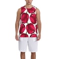 thumbnail image 1 of Pofeuu Tulips Flowers Print Basketball Jersey, Shirts for Men Youth Basketball Jersey Crew Neck-XX-Large, 1 of 6