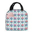 thumbnail image 1 of Pofeuu Tulips Flowers Print Lunch Bag Lunch Box Insulated Lunch Bag Adult Lunch Box for Men and Women, 1 of 8