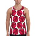 thumbnail image 1 of Pofeuu Tulips Flowers Print Men's Workout Tank Tops Sleeveless Muscle Gym Shirt Quick Dry-X-Large, 1 of 7