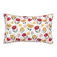 thumbnail image 1 of Pofeuu Tulips Flowers Print Polyester Microfiber Plush Pillowcases, Super Soft and Cozy Pillow Case Covers with Envelop Closure（Pillow core not included）-14"x20", 1 of 6