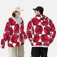 thumbnail image 1 of Pofeuu Tulips Flowers Print Sun Protection Outdoor Lightweight Full Zip UV Cooling Hoodie Long Sleeve Summer Clothing for Outdoor Hiking-Medium, 1 of 5